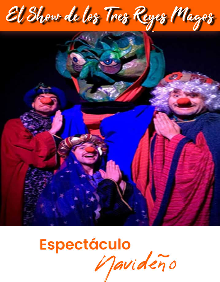 show de los tres reyes magos clown navidad