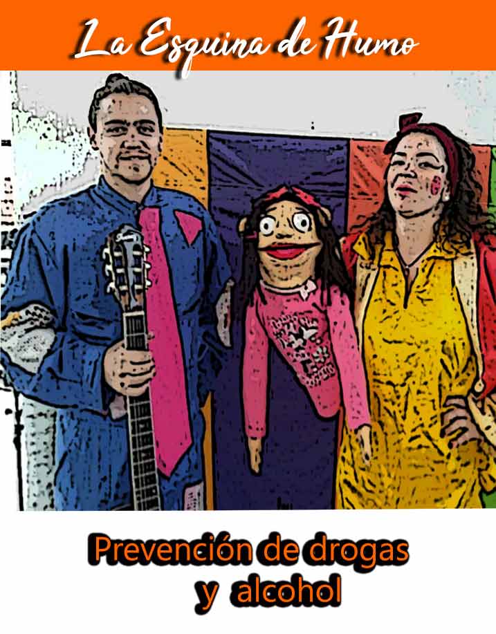 teatro de títeres en prevencion de drogas la esquina de humo